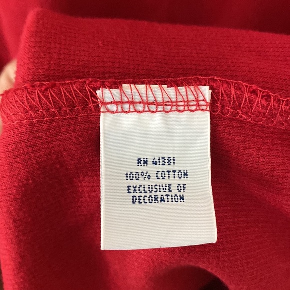 Men’s Polo Ralph Lauren Red Quarter Zip Up Long sleeve Sweater - Picture 4 of 4